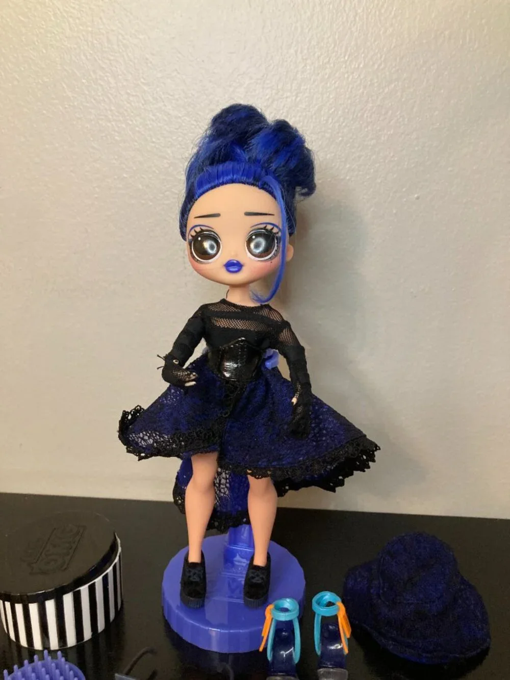 L.O.L. Surprise! OMG Moonlight B.B. Fashion Doll W/ Stand & Accessories